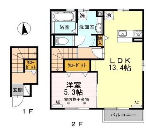 ルミエールの物件間取画像